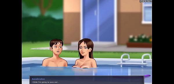  Hot stepsister fucked underwater and successfully impregnated l My sexiest gameplay moments l Summertime Saga[v0.18.5] l Part 25
